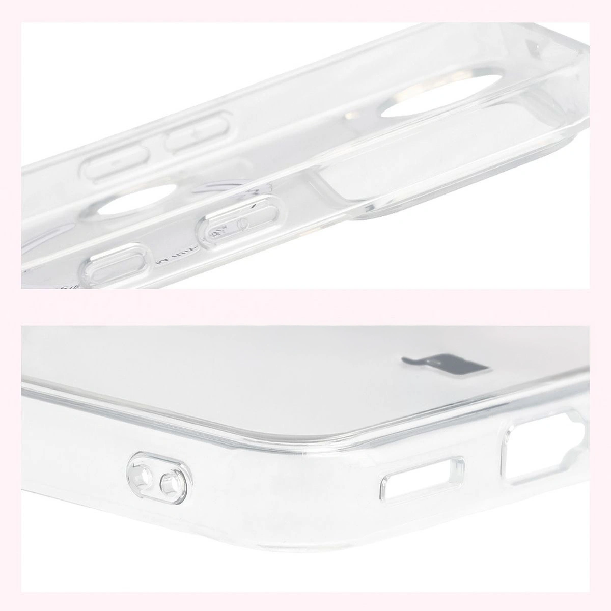 Wzmocnione narożniki i podwyższone ranty ekranu w etui Bizon Case CrystalO do Nothing Phone (3)